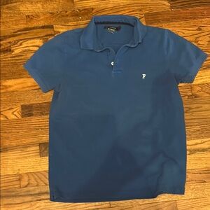 French Connection Blue Polo Shirt with Classic Collar